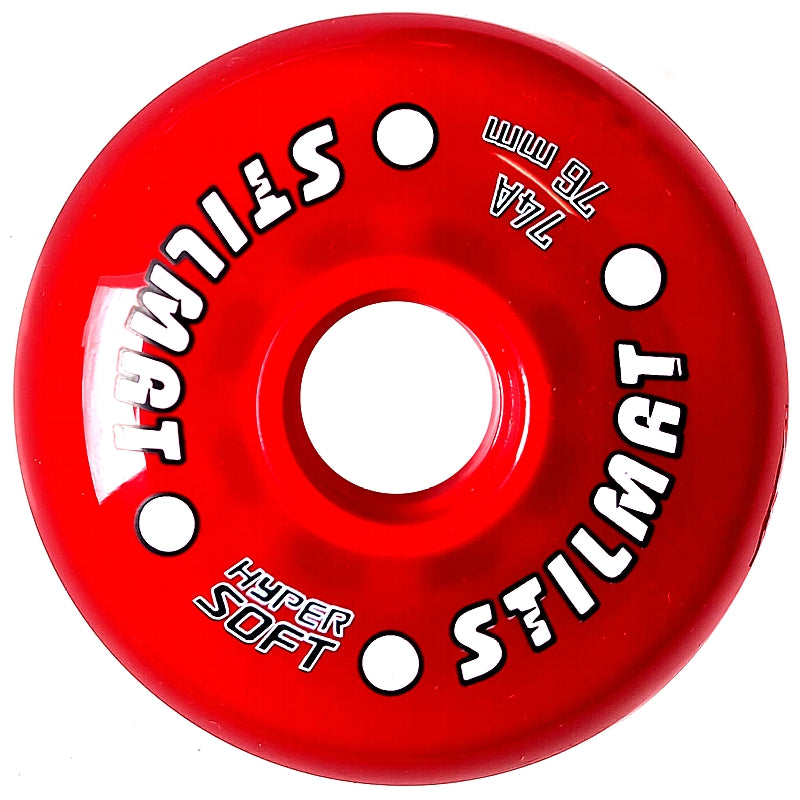 Rink Rat Trickster Inline Hockey Wheels XXGrip 76mm - 4 Pack